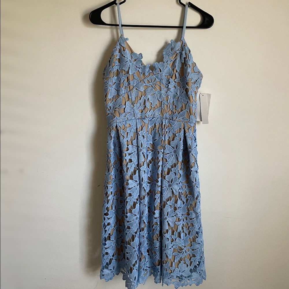Floral Lace Design Dress